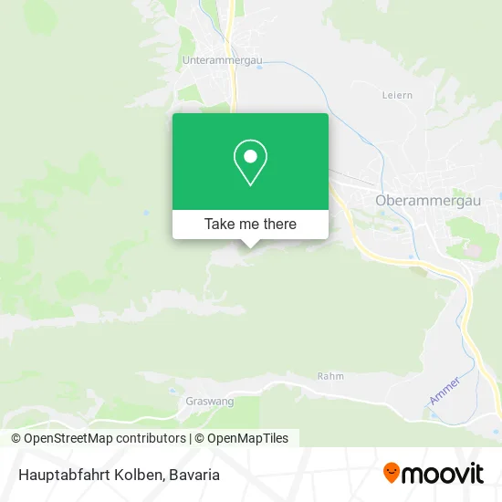 Hauptabfahrt Kolben map