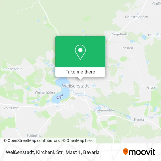 Карта Weißenstadt, Kirchenl. Str., Mast 1