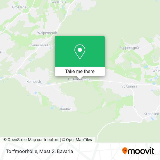 Torfmoorhölle, Mast 2 map