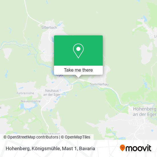 Hohenberg, Königsmühle, Mast 1 map