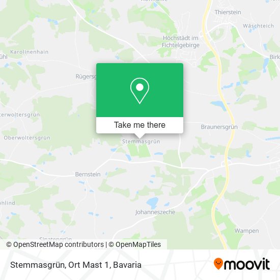 Stemmasgrün, Ort Mast 1 map