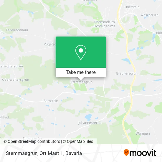 Карта Stemmasgrün, Ort Mast 1