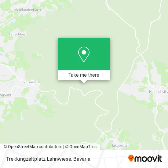 Карта Trekkingzeltplatz Lahnwiese
