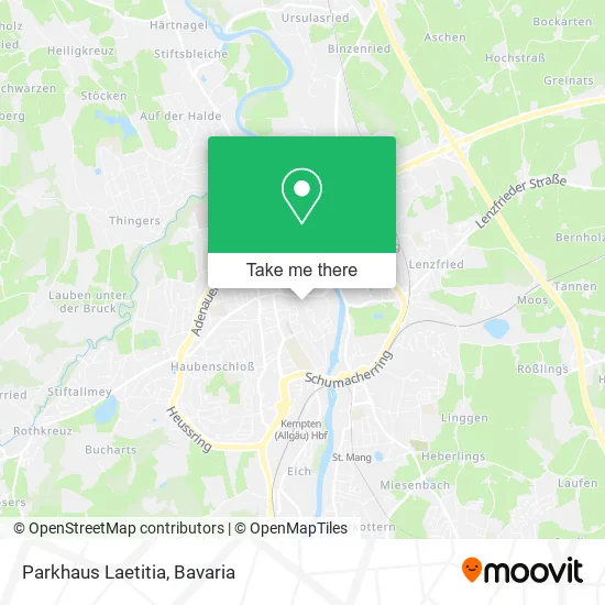 Карта Parkhaus Laetitia