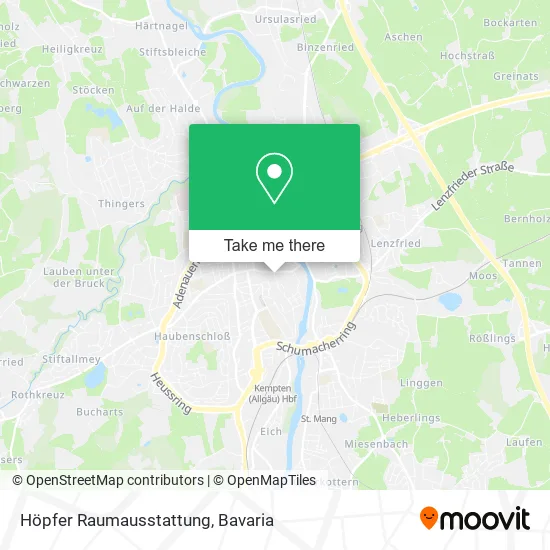 Карта Höpfer Raumausstattung