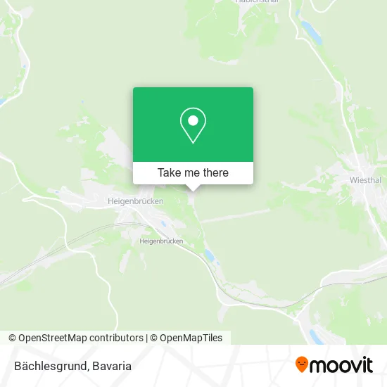 Карта Bächlesgrund