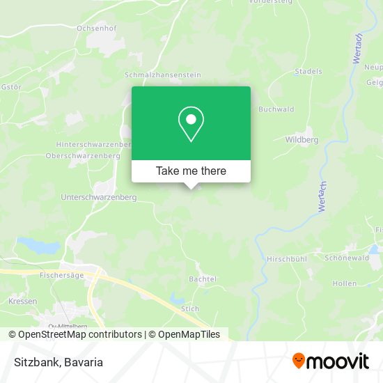 Sitzbank map