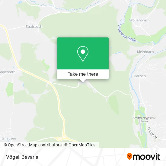 Карта Vögel