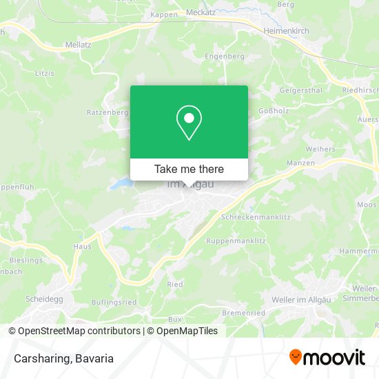 Carsharing map