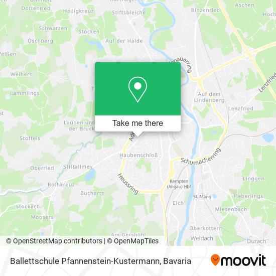 Ballettschule Pfannenstein-Kustermann map