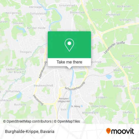 Карта Burghalde-Krippe