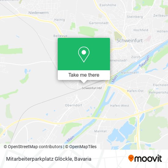 Карта Mitarbeiterparkplatz Glöckle