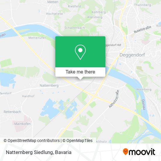 Карта Natternberg Siedlung