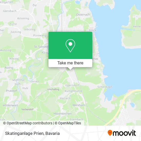 Карта Skatinganlage Prien