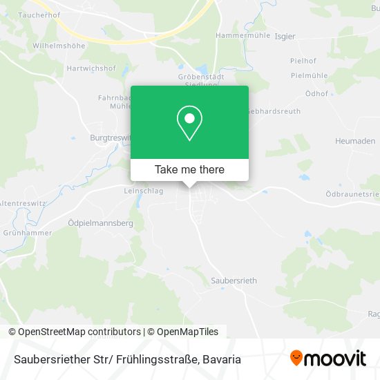 Карта Saubersriether Str/ Frühlingsstraße
