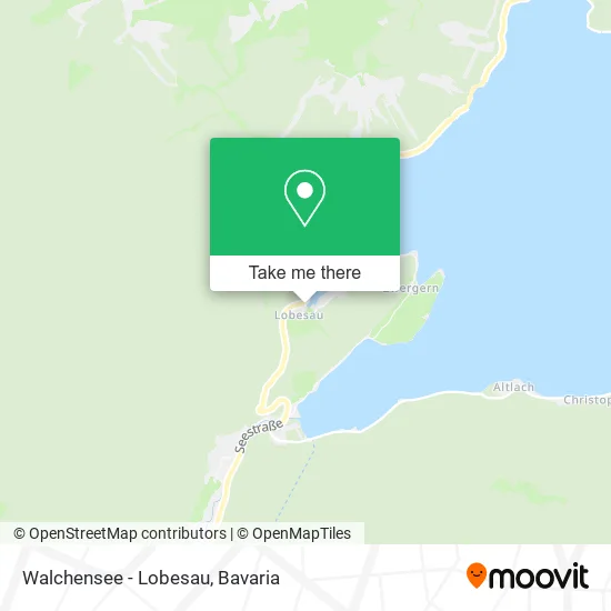 Карта Walchensee - Lobesau