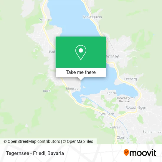Карта Tegernsee - Friedl