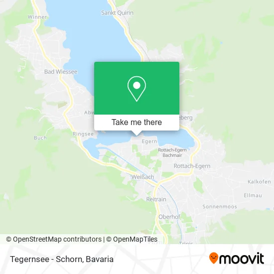 Карта Tegernsee - Schorn