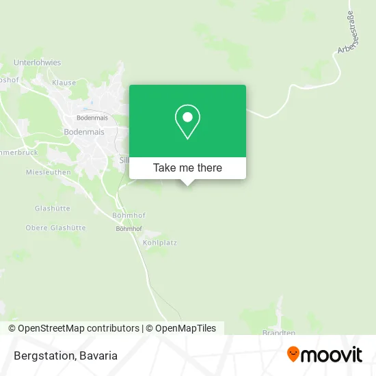 Bergstation map