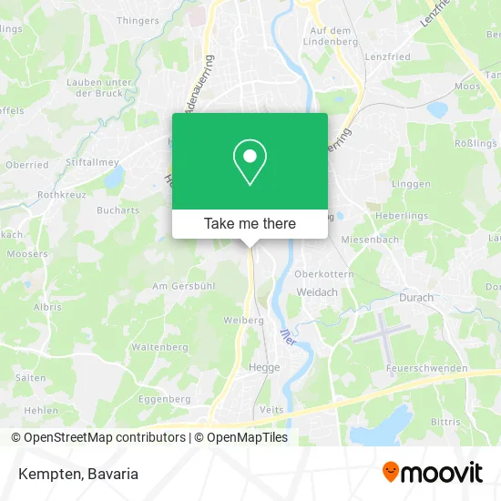 Карта Kempten