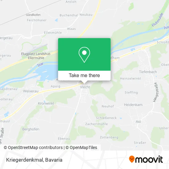 Карта Kriegerdenkmal