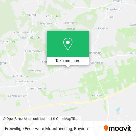 Карта Freiwillige Feuerwehr Moosthenning