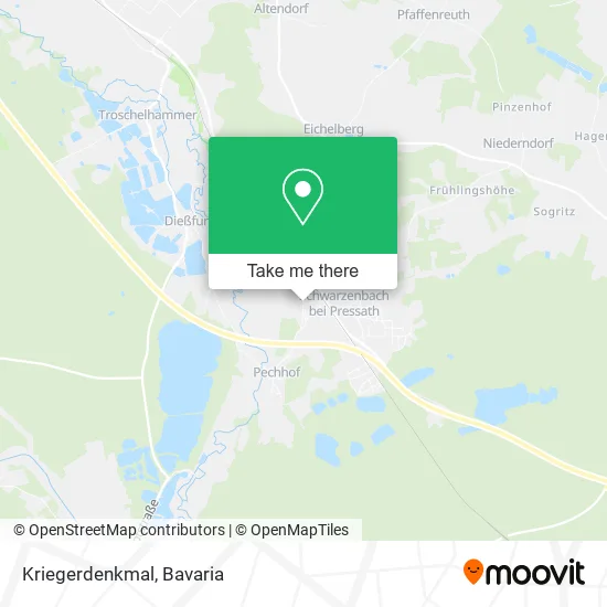 Карта Kriegerdenkmal