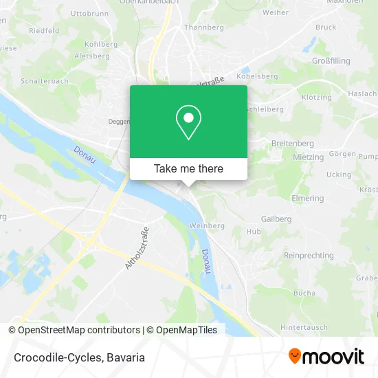 Карта Crocodile-Cycles