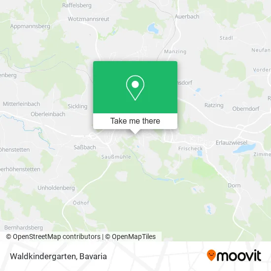Карта Waldkindergarten