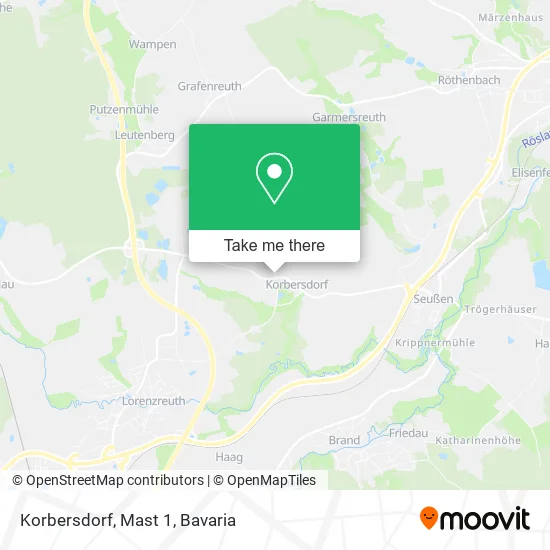 Карта Korbersdorf, Mast 1