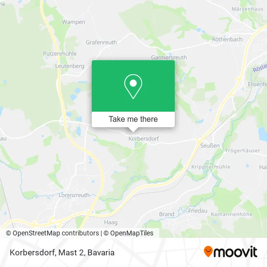 Карта Korbersdorf, Mast 2