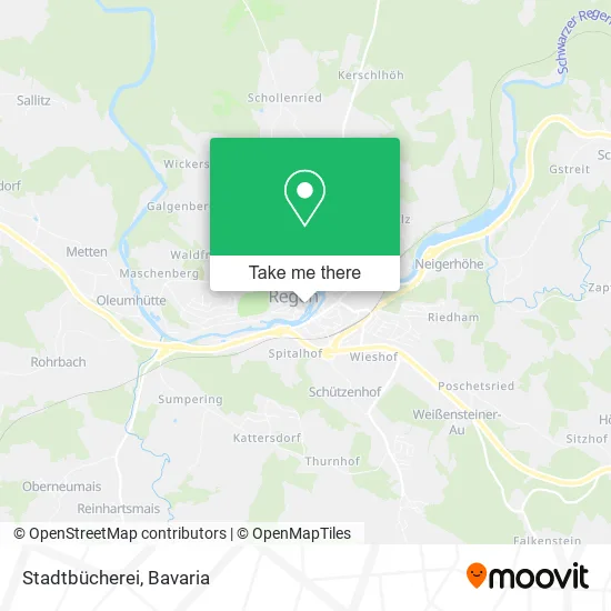 Карта Stadtbücherei