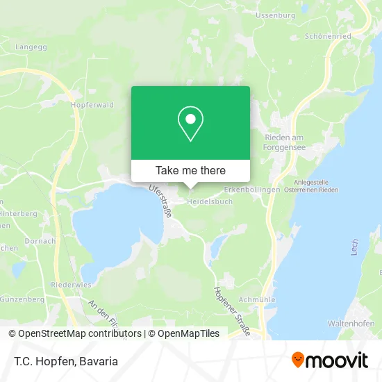 Карта T.C. Hopfen