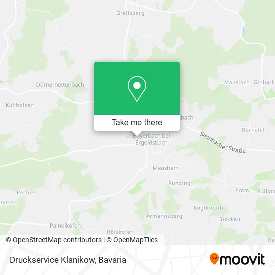 Карта Druckservice Klanikow