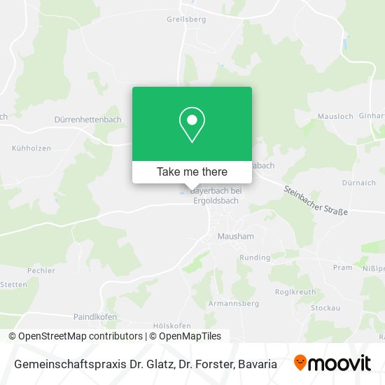 Gemeinschaftspraxis Dr. Glatz, Dr. Forster map