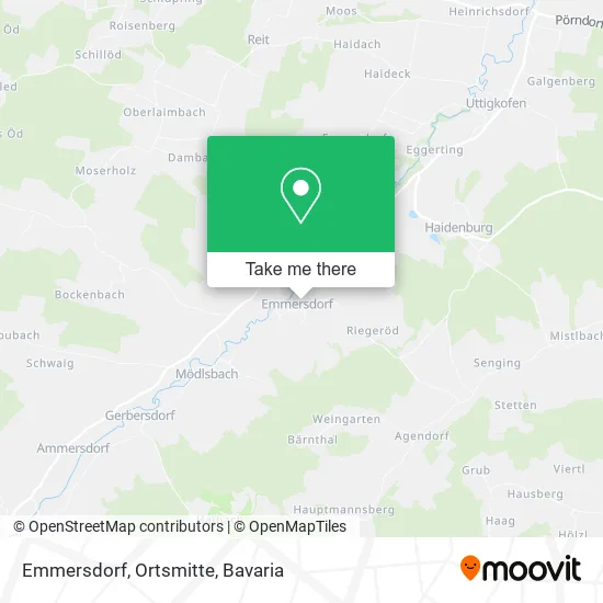 Карта Emmersdorf, Ortsmitte