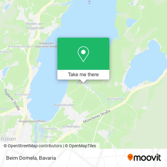 Карта Beim Domela