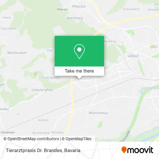 Карта Tierarztpraxis Dr. Brandes