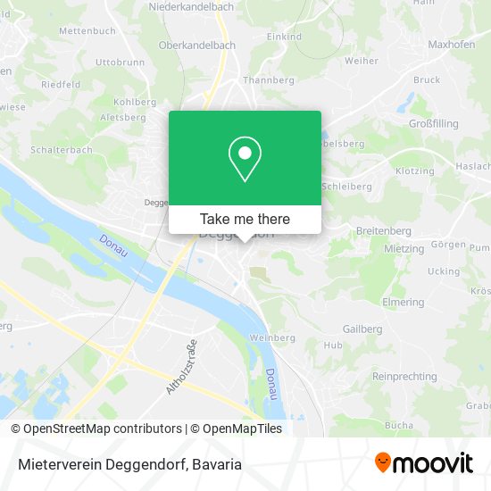 Mieterverein Deggendorf map