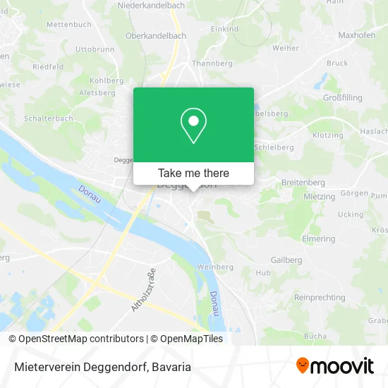 Карта Mieterverein Deggendorf