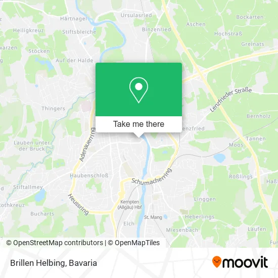 Карта Brillen Helbing
