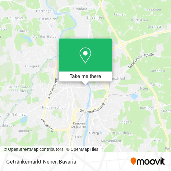 Карта Getränkemarkt Neher