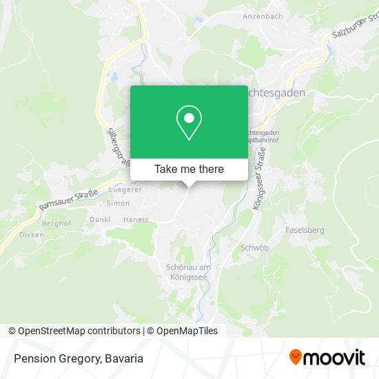 Pension Gregory map