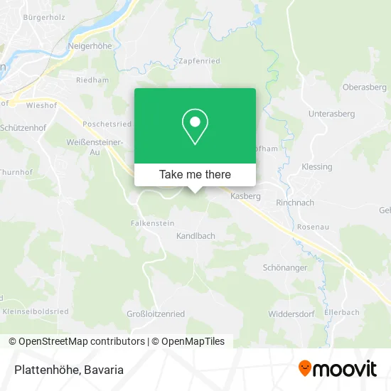 Карта Plattenhöhe