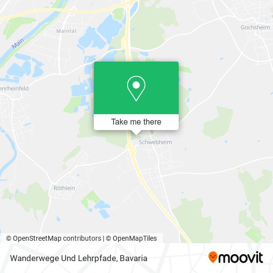 Wanderwege Und Lehrpfade map