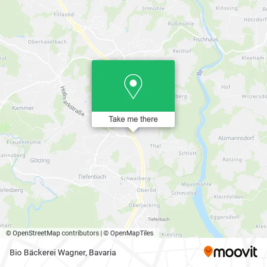 Карта Bio Bäckerei Wagner