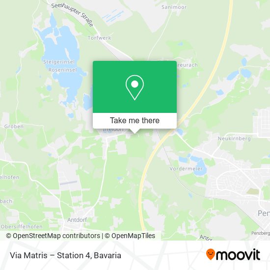 Via Matris – Station 4 map