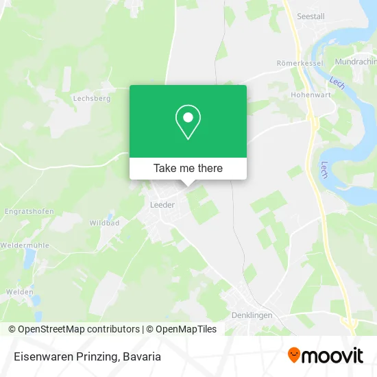 Карта Eisenwaren Prinzing