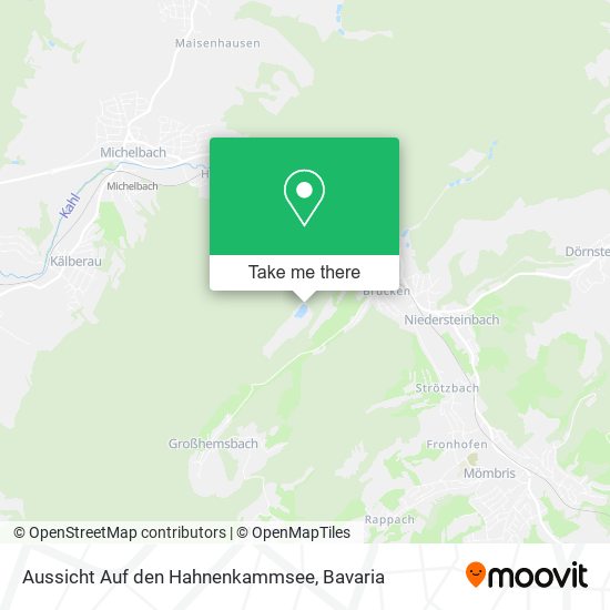 Aussicht Auf den Hahnenkammsee map