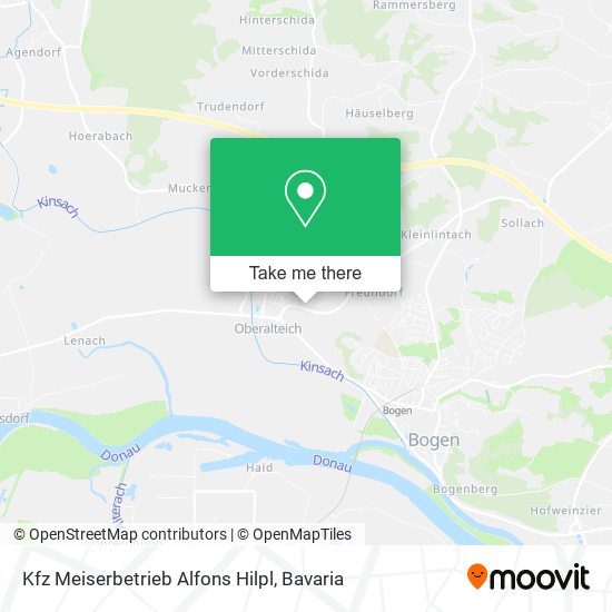 Kfz Meiserbetrieb Alfons Hilpl map
